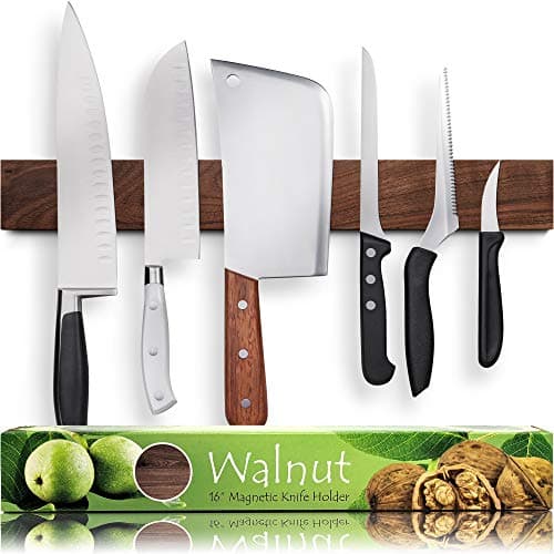 Magnetic Knife Holder Dark Walnut Magnetic Knife Holder (16 in)