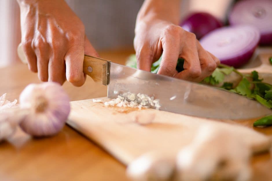 Left-handed chef knives